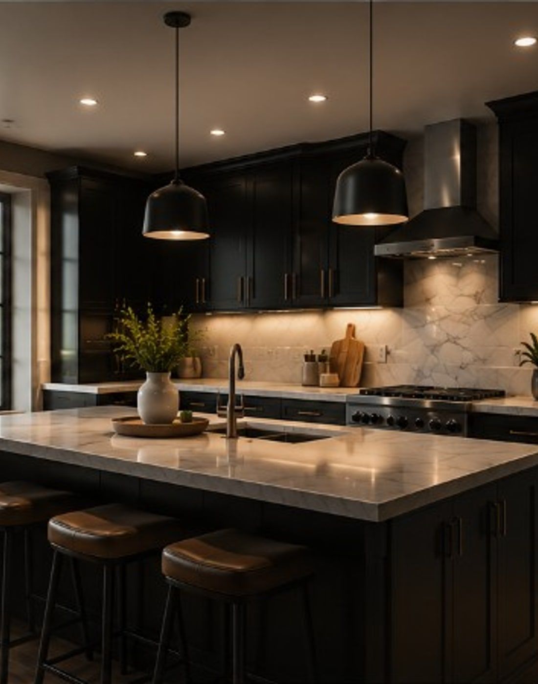 Custom kitchen remodeled by ANT Home Remodeling