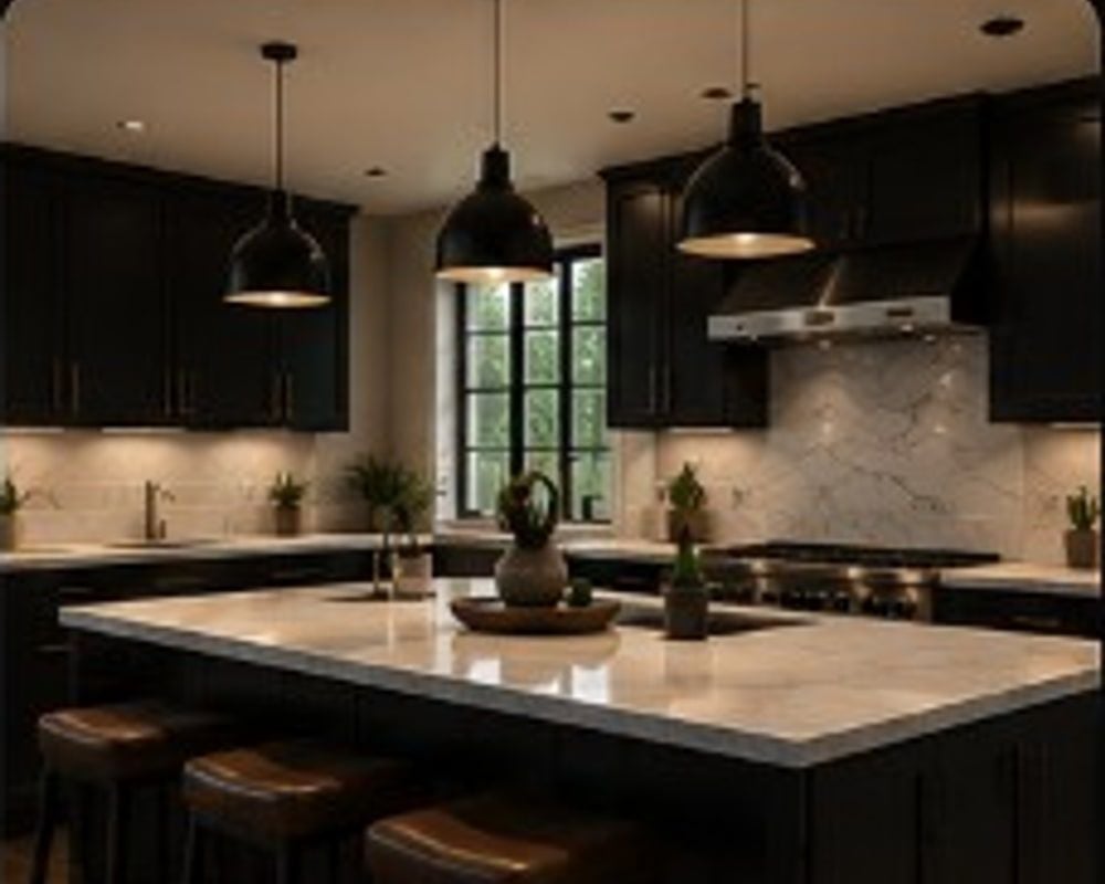 Modern kitchen remodeling project
